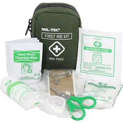 Abbildung von Mil Tec Unisex Erwachsene Erste Hilfe Paket 16025800 Paket, Oliv, Einheitsgröße