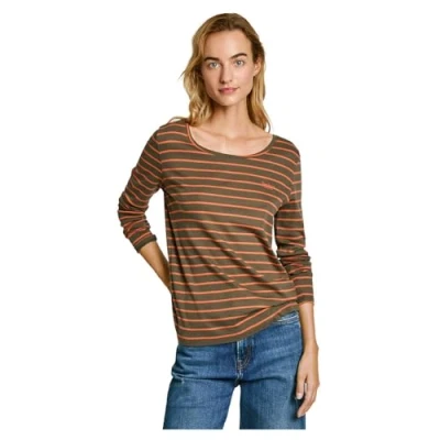 Abbildung von Pepe Jeans Finna Langarmshirt, Damen, Größe: Small, Leaf green