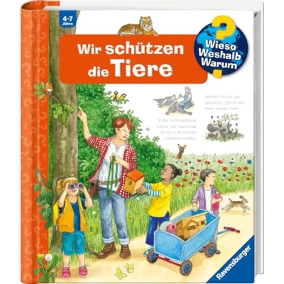 Abbildung von Wieso? Weshalb? Warum?, Band 43: Wir schützen die Tiere