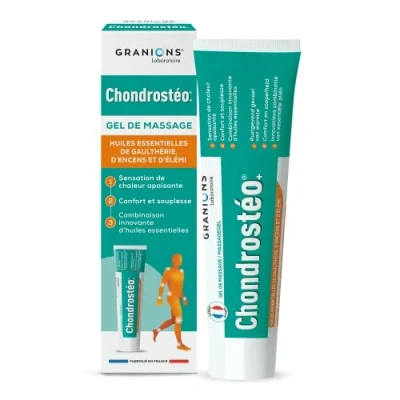 Abbildung von Chondrosteo+ Wärmendes Massage Gel 100 ml Wohlbefinden und Beweglichkeit der Gelenke Nicht Fettende Klebende Textur Granions