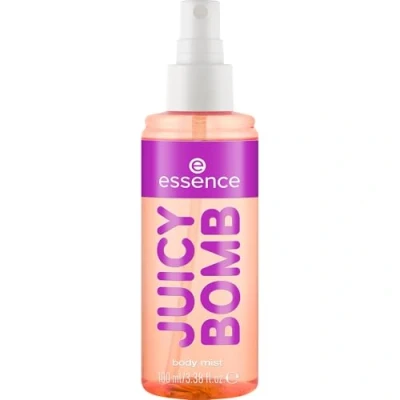 Abbildung von essence JUICY BOMB PARTY body mist, Eau de Toilette, Nr. 01, Transparent, Expressergebnis, natürlich, vegan, ohne Mikroplastikpartikel, glutenfrei, Parabene, 1er Pack (100ml)