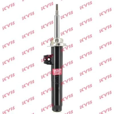 Abbildung von KYB Excel G 3358001 Stoßdämpfer Vorderachse rechts Gasdruck Zweirohr Federbein, Dämpfer mit Zuganschlagfeder oben Stift BMW: X1