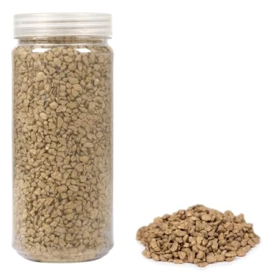 Abbildung von HEKU grobkörniges Deko Granulat in gold, ca. 750g Vielseitig Einsetzbar Ideal für Hochzeiten und Bastelprojekte Wiederverschließbare Dose