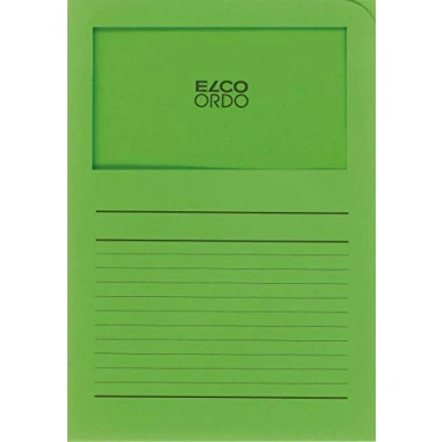 Abbildung von Elco 73695.62 Ordo classico Organisationsmappe 10 Stück mit Linienaufdrucktensiv, grün