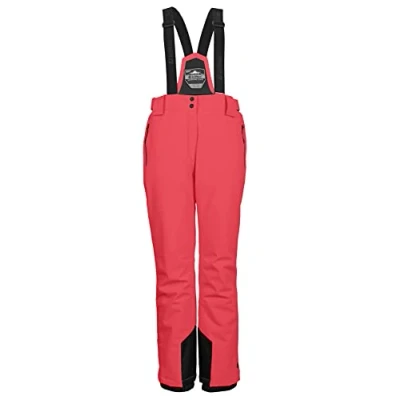 Abbildung von killtec Damen Funktionshose/Skihose mit abnehmbaren Trägern, Kantenschutz und Schneefang KSW 249 WMN SKI PNTS, neon Coral, 40, 37559 000
