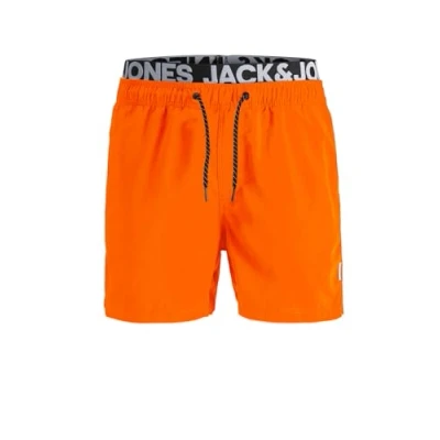 Abbildung von JACK &amp; JONES Herren JPSTARUBA JJSWIMSHORTS DB WB SOLID Shocking Orange, XL