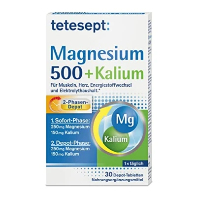 Abbildung von Tetesept Magnesium 500+kalium Tabletten