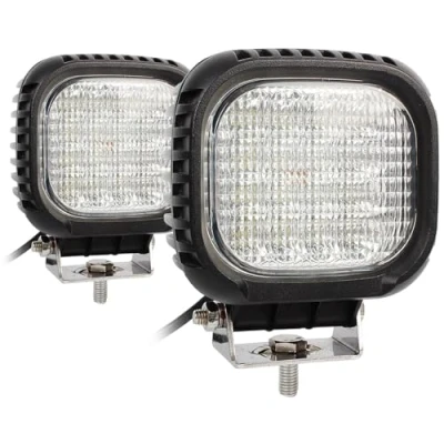 Abbildung von AUTOJARE 48W CRE LED Arbeitsscheinwerfer 12V 24V Zusatzscheinwerfer 4800LM offroad Scheinwerfer Motorrad Flutlicht für Traktor Bagger SUV ATV UTE UTV (2 Stück)