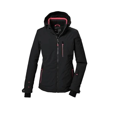 Abbildung von killtec Damen SkijackeFunktionsjacke mit abzippbarer Kapuze und Schneefang KSW 36 WMN SKI JCKT, schwarz, 44, 41970 000