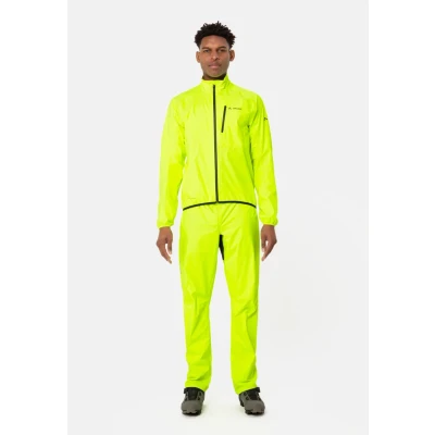 Abbildung von VAUDE Men&#039;s Drop Jacket III Leichte Regenjacke Ultraleicht &amp; Wasserabweisend Ceplex active Technologie Klein verpackbar Umweltfreundlich Eco Finish Green Shape Label