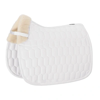 Abbildung von Eskadron Schabracke Cotton Evo Wool Dressur Weiß Warmblut