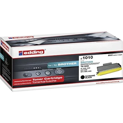 Abbildung von edding Toner EDD 1010 Schwarz Reichweite 8000 Seiten Ersetzt Brother TN 3280