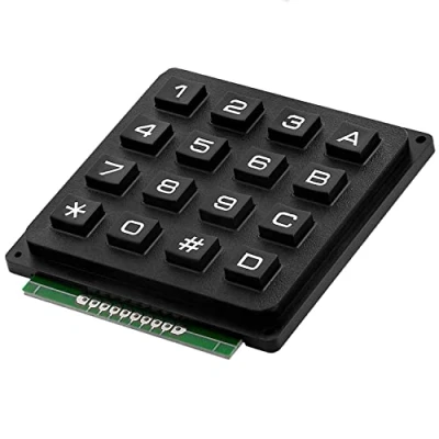 Abbildung von AZDelivery 4x4 Matrix Keypad Tastatur kompatibel mit Arduino und Raspberry Pi inklusive eBook!
