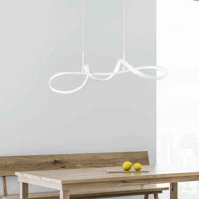 Abbildung von TRIO Leuchten LED Pendelleuchte »Perugia«, 1 flammig, Leuchtmittel Board fest integriert, Deko Hängelampe höhenverstellbar dimmbar neutralweiß 4000K, 4500 Lumen