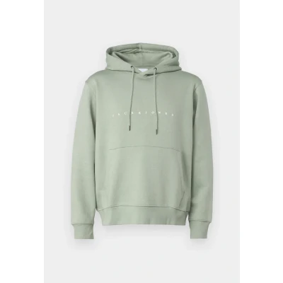 Abbildung von Jack &amp; Jones Jjestar HOOD Kapuzenpullover, Herren, Größe: Large, Iceberg green