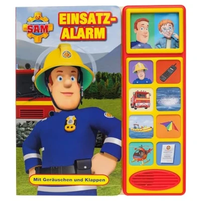 Abbildung von Feuerwehrmann Sam Einsatzalarm Klappen Geräusche Buch für Kinder ab 3 Jahren: Mit Geräuschen und