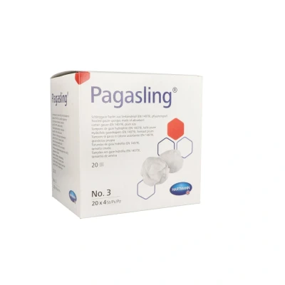 Abbildung von Pagasling Tupfer steril Gr. 3 pflaumengroß Schlinggaze