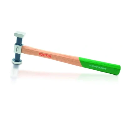 Abbildung von Karosseriehammer TOPTUL flach Durchmesser 35mm Quadrat 27.5x27.5mm Länge 325mm
