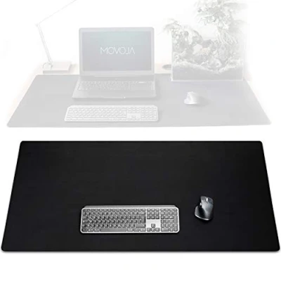 Abbildung von MOVOJA XXL Mousepad 1200x600mm extra groß Gaming verbessert Geschwindigkeit und Präzision optimiert für alle Sensoren rutschfest Schreibtischunterlage Mausmatte