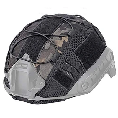Abbildung von ATAIRSOFT Taktisch Airsoft Paintball Militär Jagd Helm Abdeckung Nylontuch für BJ/PJ/MH Schneller (MCBK)