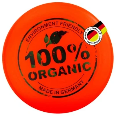 Abbildung von eurodisc 175g Ultimate Frisbee Disc Organic ORANGE aus Bio Kunststoff