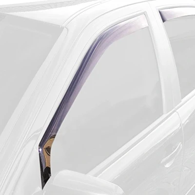 Abbildung von ClimAir Car Comfort Windabweiser Schwarz kompatibel mit Jeep Renegade 2014 2016