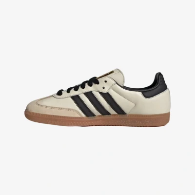 Abbildung von adidas Originals Samba Sneaker low, Damen, Größe: 44 2/3, Cream whitecore black sand strata Leder