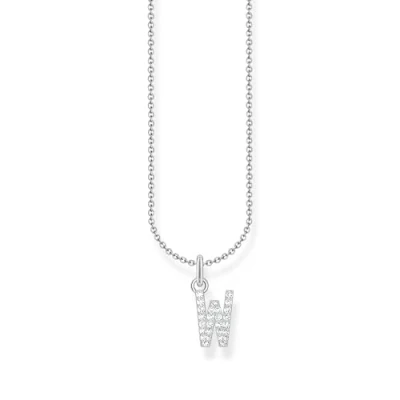 Abbildung von Thomas Sabo Kette mit Buchstaben Anhänger W 925 Sterlingsilber KE2262 051 14