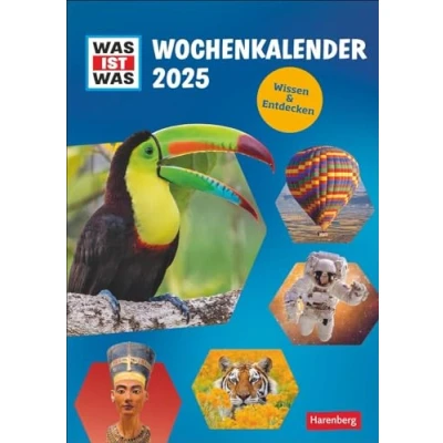 Abbildung von WAS IST Wochenkalender 2025: Jede Woche spannendes Wissen aus der beliebten Sachbuch Reihe. Toller Wand Kalender voller Bilder und Fakten für wissbegierige Kinder.