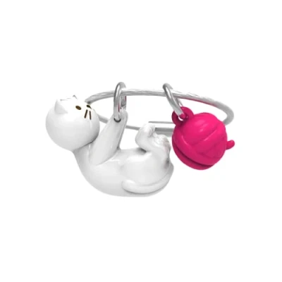 Abbildung von O meta[l]morphose Metalorphose Schlüsselanhänger Regenbogen Pastell MTM139 02, weiß, one size