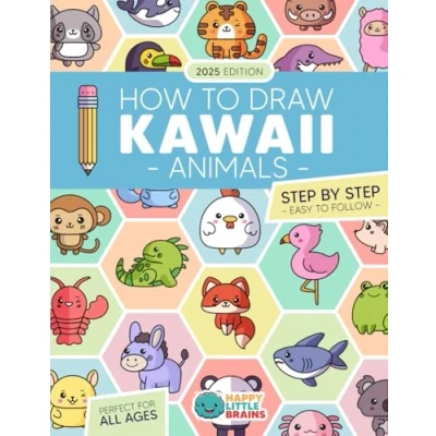 Abbildung von How to Draw Kawaii Animals: 101 Super Cute Animals with Fun and Easy Step by Lessons (Kawaii World, Band 2)