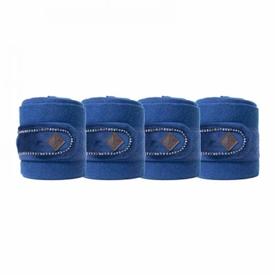 Abbildung von Kentucky Bandagen Polar Fleece Velvet Pearls Navy Warmblut