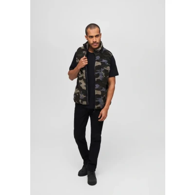 Abbildung von Brandit Weste, Herren, Größe: Large, Darkcamo