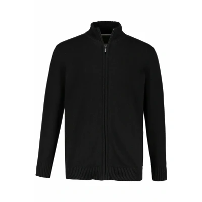 Abbildung von JP1880 Strickjacke, Herren, Größe: 6XL, Schwarz