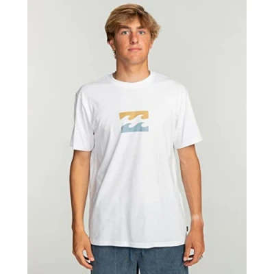 Abbildung von Billabong TEAM WAVE Tshirt print für Kinder, Größe: 128, Wht