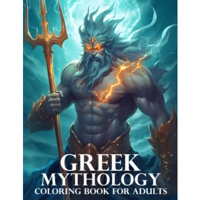 Abbildung von Greek Mythology Coloring Book: Amazing Designs with God And Goddess Book For Adults Teens