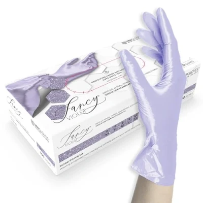 Abbildung von FANCY VIOLET Nitrilhandschuhe M 100 Handschuhe