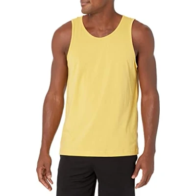 Abbildung von Amazon Essentials Herren Tanktop, Normale Passform, Gelb, XL