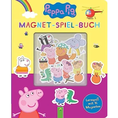 Abbildung von Peppa Pig Magnet Spiel Buch: Kreativer Lernspaß mit 16 Magneten für Kinder ab 4 Jahren