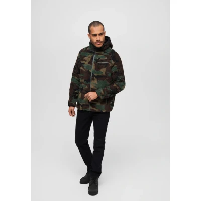Abbildung von Brandit Worker Fleecejacke, Herren, Größe: Large, Woodland