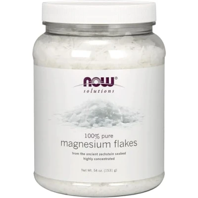 Abbildung von Now Foods Solution, Magnesium Flakes (Magnesiumflocken), 1531g, 100% rein, Laborgeprüft, Glutenfrei, Sojafrei, Ohne Gentechnik, Tierversuche
