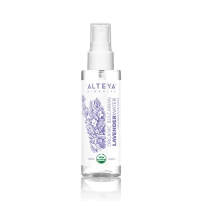 Abbildung von Alteya Bio Lavendelwasser Spray 100ml 100% USDA Organic zertifiziert Authentisch Rein Natürlich wasserdampfdestilliertes Blütenwasser, Direktverkauf vom Lavendelanbauer Organics
