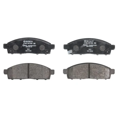 Abbildung von BOSCH 0 986 460 069 Bremsbelagsatz Low Metallic mit integriertem Verschleißwarnkontakt FIAT: Fullback Pickup, MITSUBISHI: L200 / Triton V Pickup