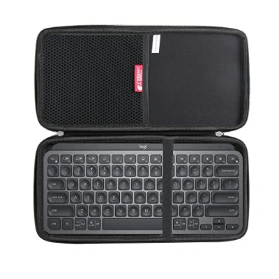 Abbildung von Hermitshell Hart Reise Fall für Logitech MX Keys Mini Mac Kabellose Tastatur (Schwarz)