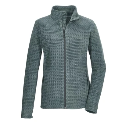 Abbildung von killtec Damen Fleecejacke mit Stehkragen KOW 106 WMN FLC JCKT, blaugrau, 42, 41796 000