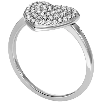 Abbildung von Fossil Sadie Ring silvercoloured, Damen, Größe: 52, Silver coloured