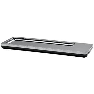 Abbildung von HAN Stiftschale i Line chrome elegante, moderne Stiftablage mit Magnet für Büroklammern und rutschfestem Schaumstoffboden, 27650 88,