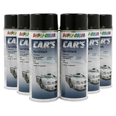 Abbildung von DUPLI COLOR 100011 SET CAR&#039;S schwarz glänzend 6 x 400 ml
