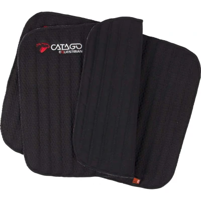 Abbildung von Catago Unterlappen FIR Tech Schwarz 45x50cm
