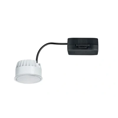 Abbildung von Paulmann 93069 Nova LED Einbauleuchte Modul Coin rund 50mm 6W 470lm 230V 2700K Satin Deckenspot Kunststoff